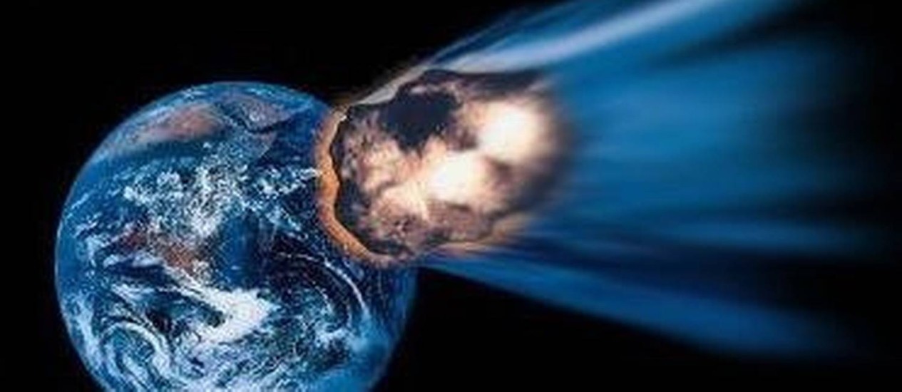 Asteroide em rota de colisão com a terra