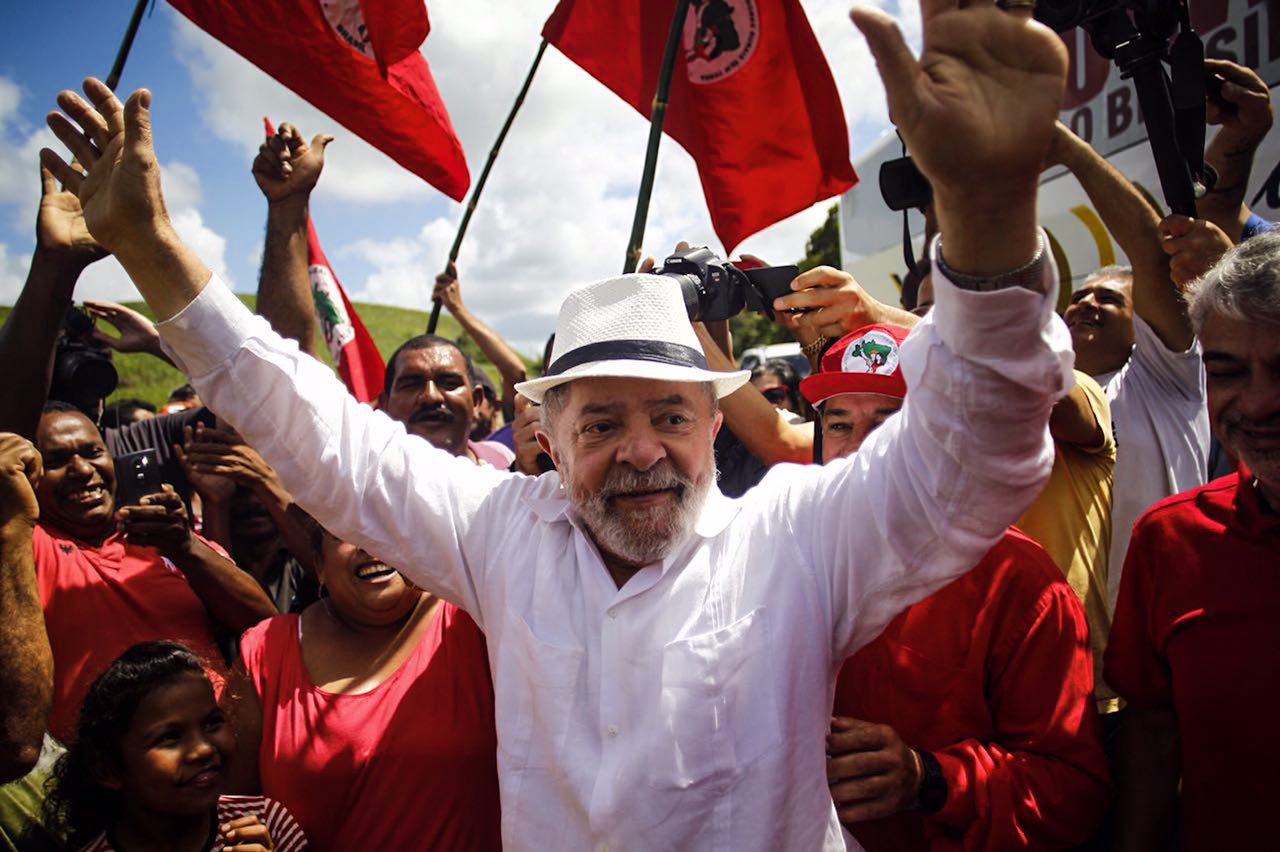 Lula na caravana pelo Nordeste