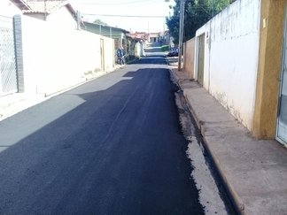 Foram asfaltadas 15 ruas no bairro Redenção