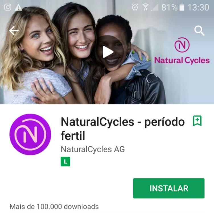 Aplicativo Natural Cycles