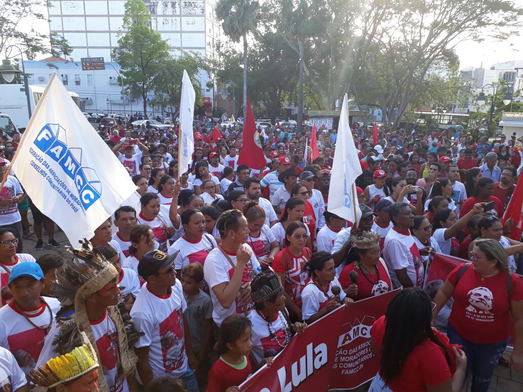 Manifestação em Defesa da democracia e de Lula