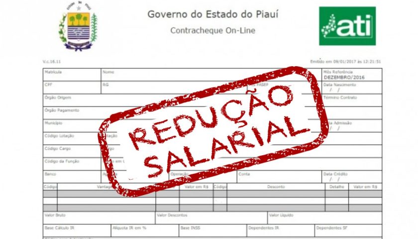 Sindicato denuncia redução de salário