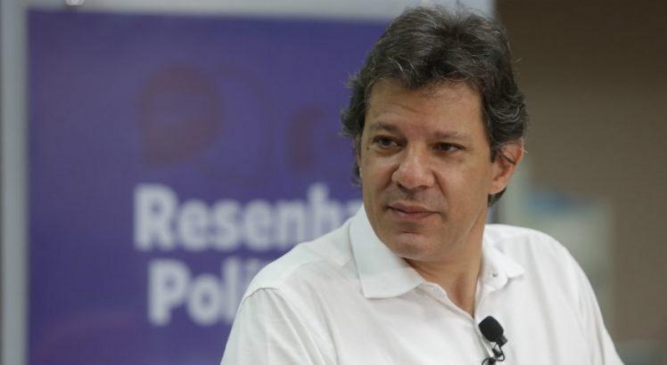 Fernando Haddad, candidato do PT à Presidência da República