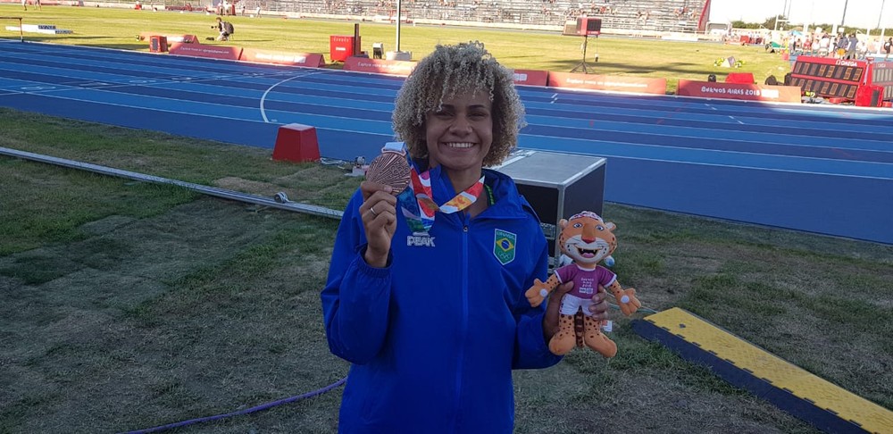 Letícia Lima, bronze nos 200m