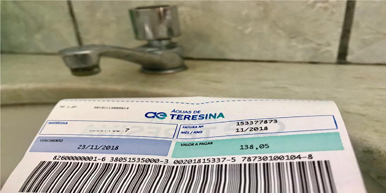 Conta de água fica mais cara em Teresina
