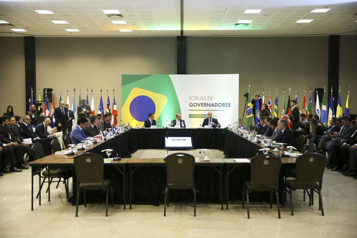 Governadores se reúnem em Brasília para discutir pacto federativo