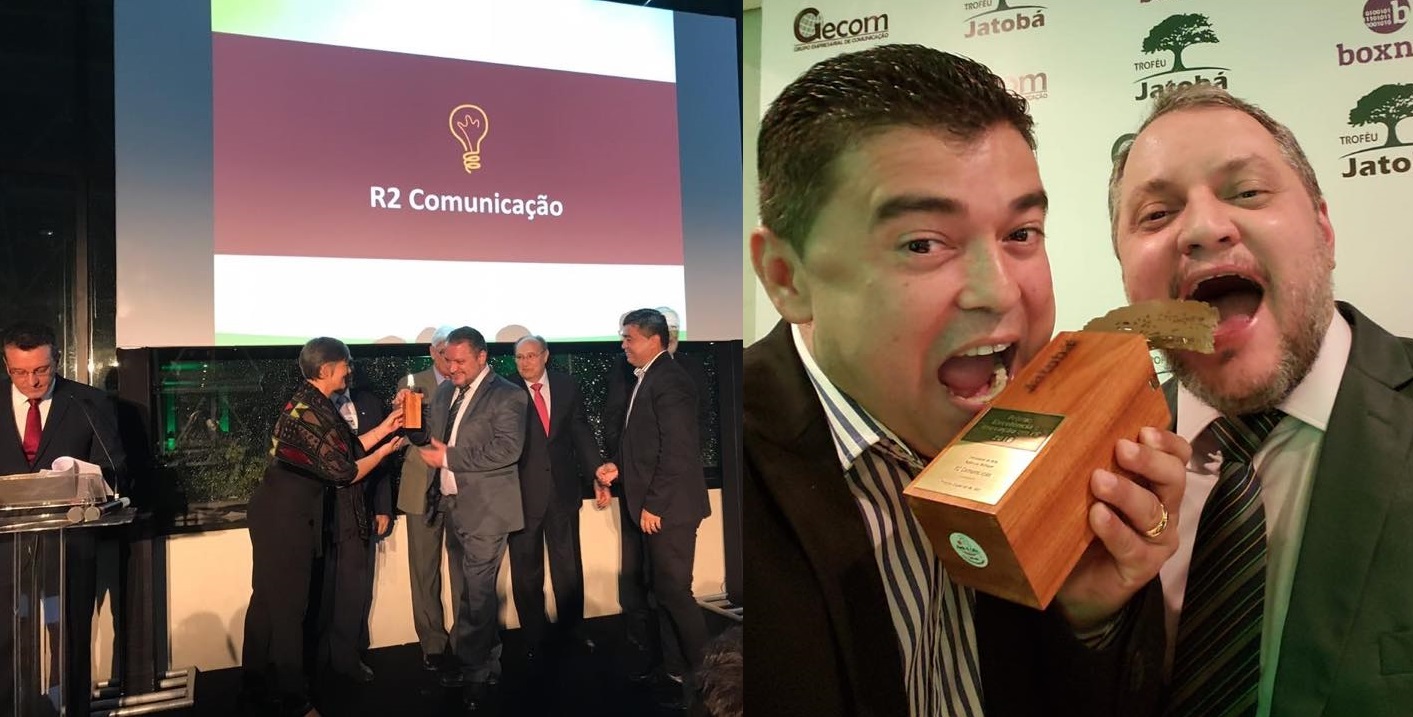 R2 Comunicação, de Raimundo Filho e Robson Costa, conquistou o Prêmio Jatobá 2018