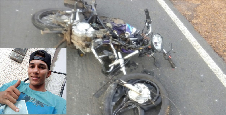 Jovem morre em acidente de moto entre Floriano e Jerumenha
