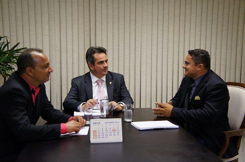 Senador Ciro Nogueira com o ministro da Integração, Pádua Andrade