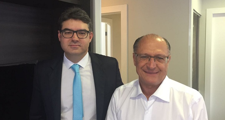 Luciano Nunes com Geraldo Alckmin