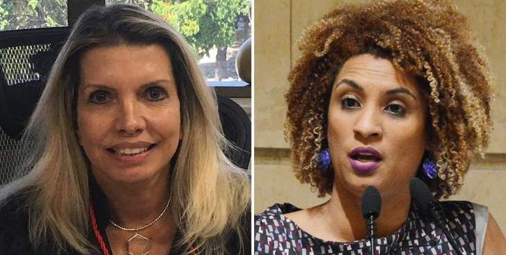 A desembargadora Marília Castro Neves e a vereadora Marielle Franco