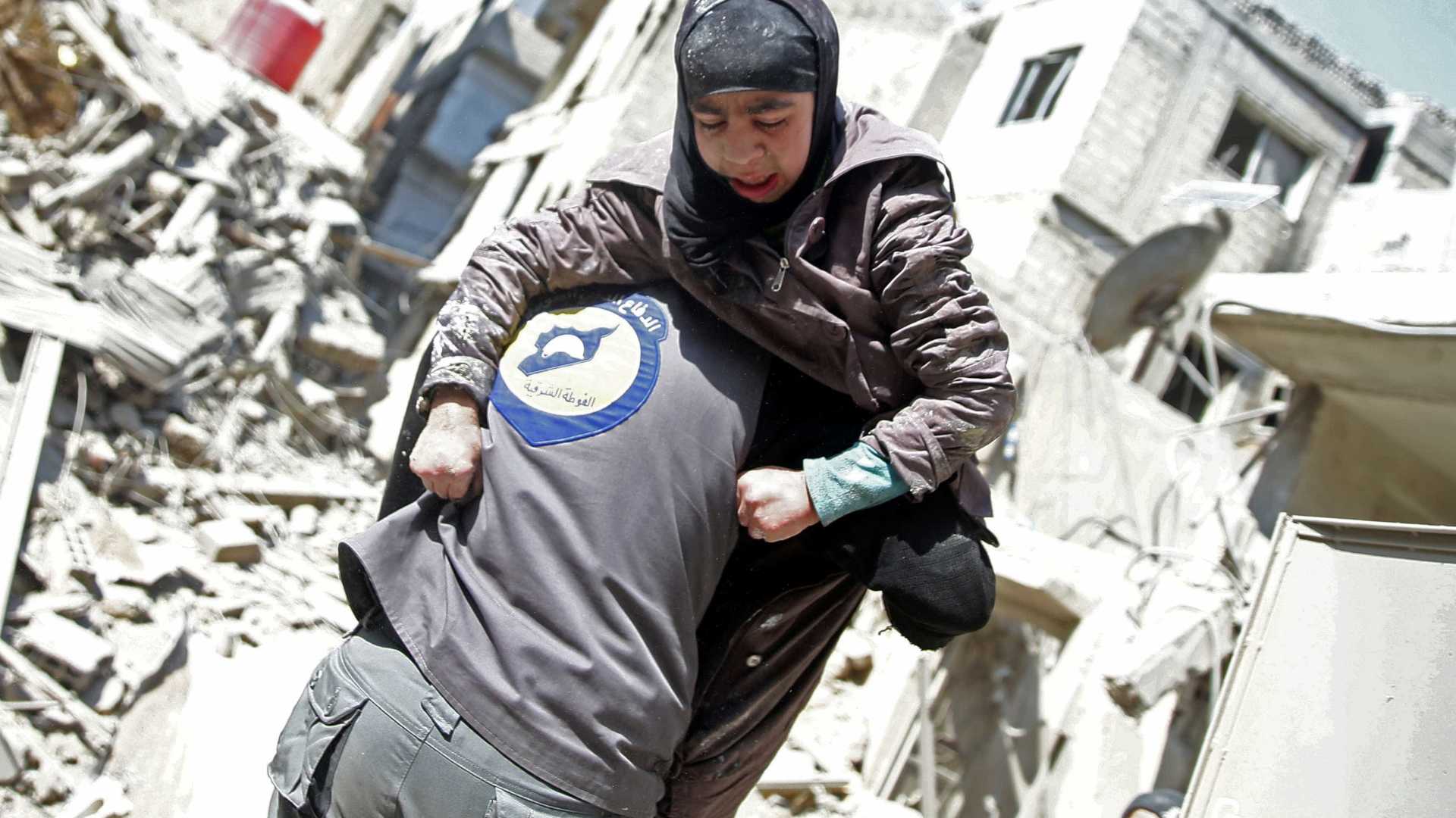 Bombardeio na Síria