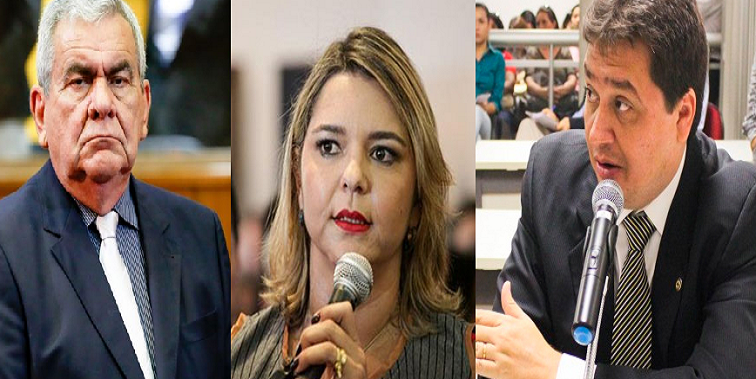 Deputados José Hamilton, Jannaina Marques e Nerinho
