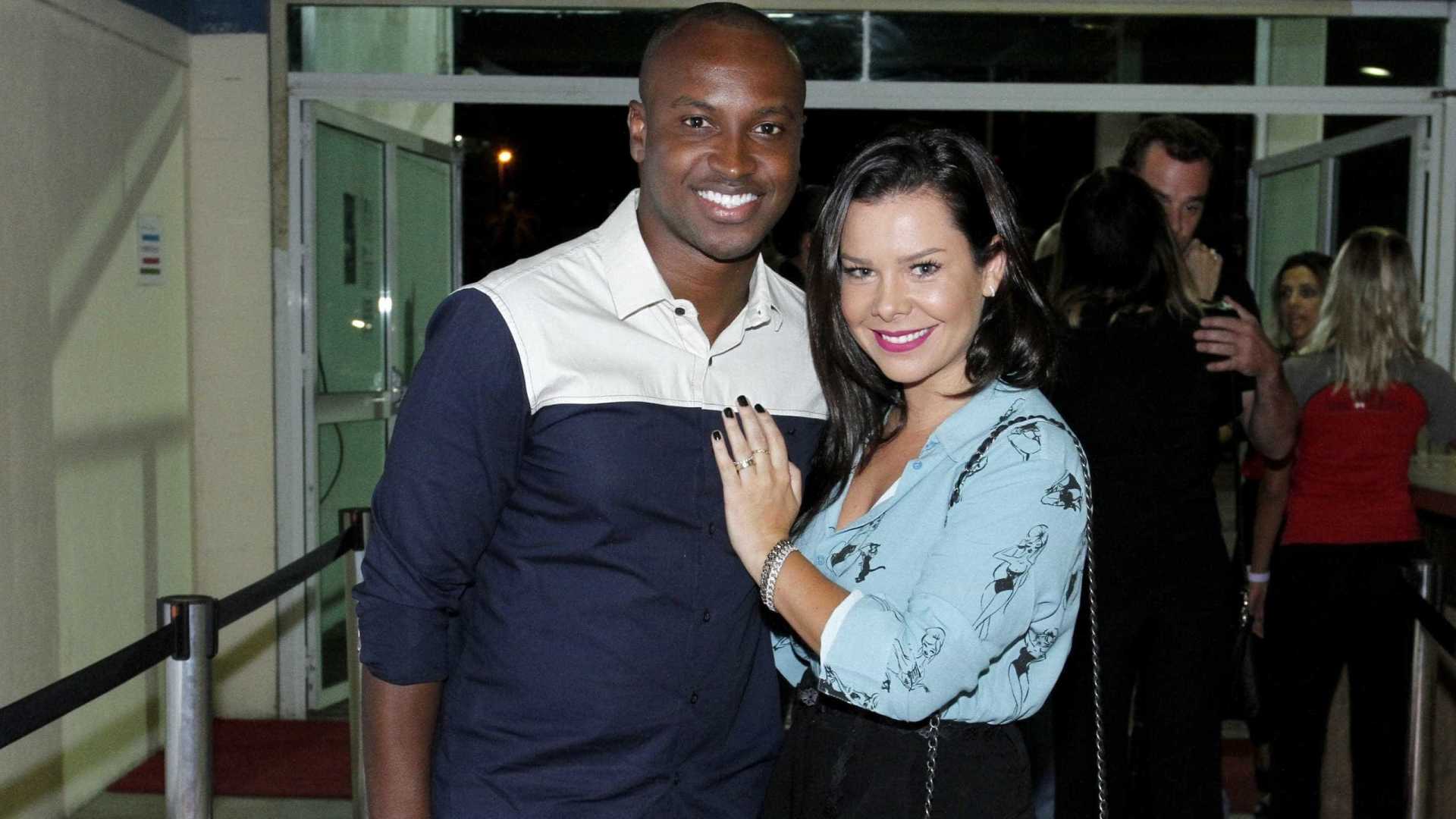 Fernanda Souza e o marido Thiaguinho