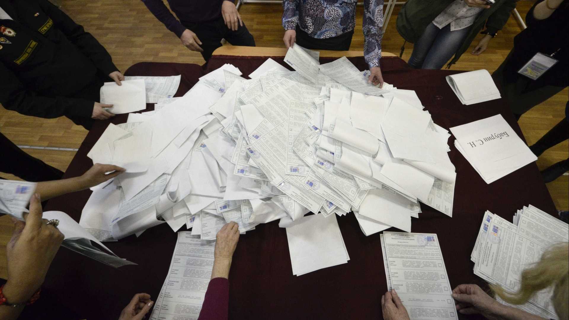 Votação na Russia