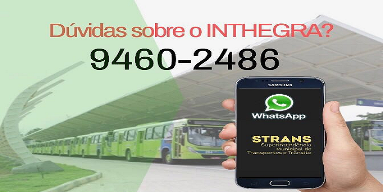 WhatsApp para esclarecer dúvidas sobre o Inthegra