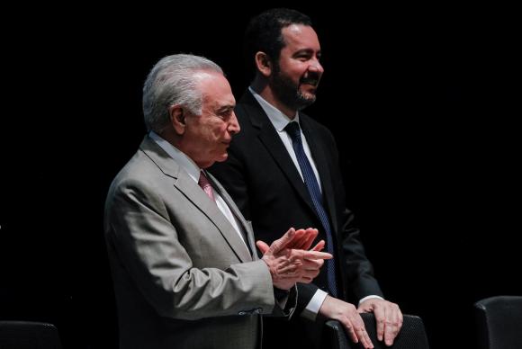 Michel Temer com Dyogo Oliveira