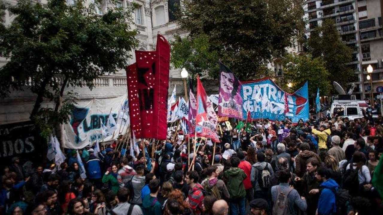 Protesto pró-Lula na Argentina