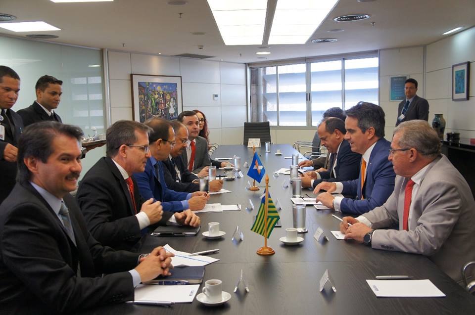 A reunião com a Caixa Econômica Federal em Brasília