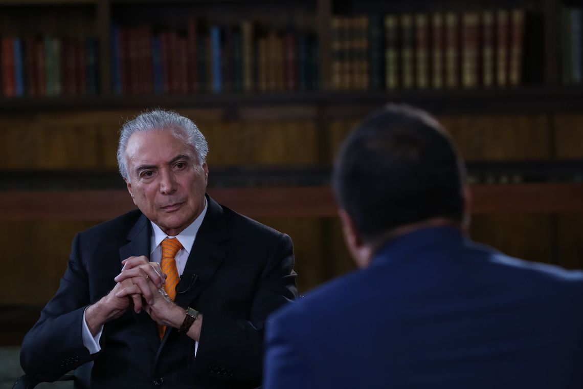 Michel Temer concede entrevista à Empresa Brasil de Comunicação