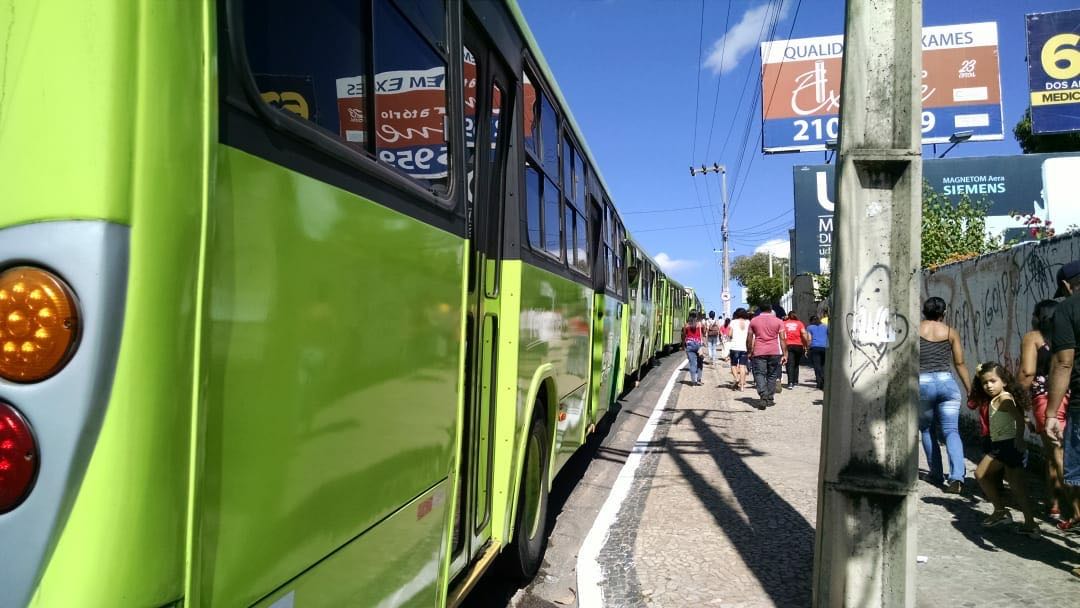 Paralisação dos ônibus em Teresina