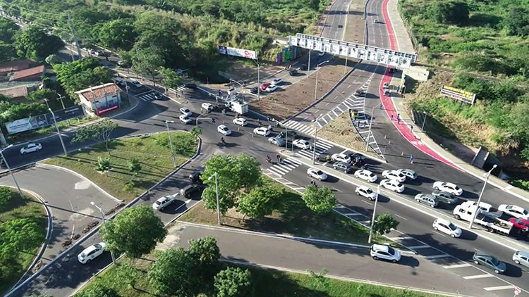 Prolongamento da Avenida Cajuína foi aberto ao tráfego