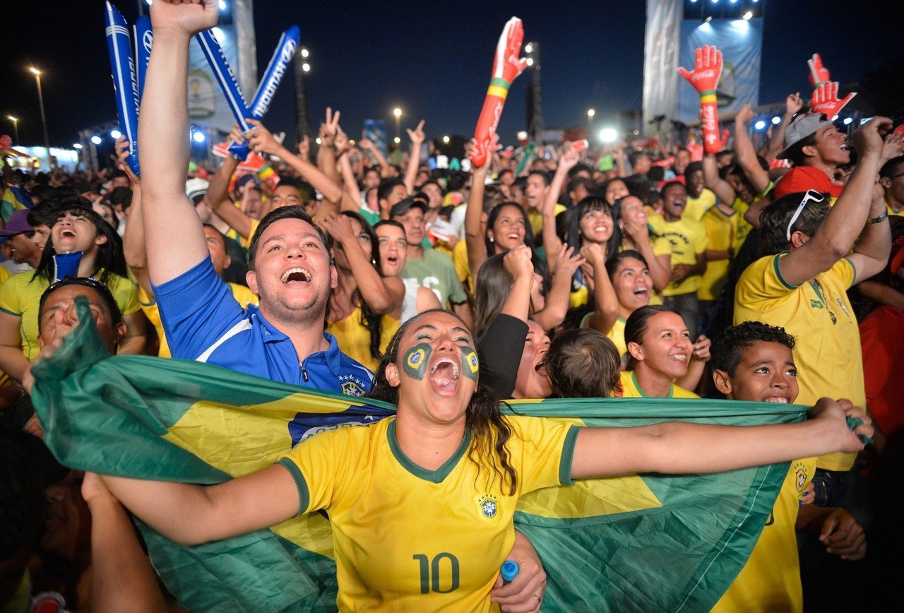 Torcedor brasileiro na Copa