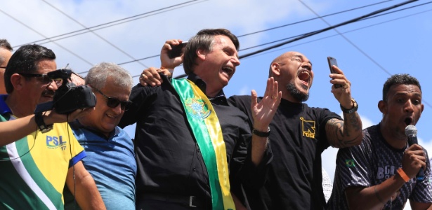 Bolsonaro (PSL) fez campanha na em Marabá (PA)