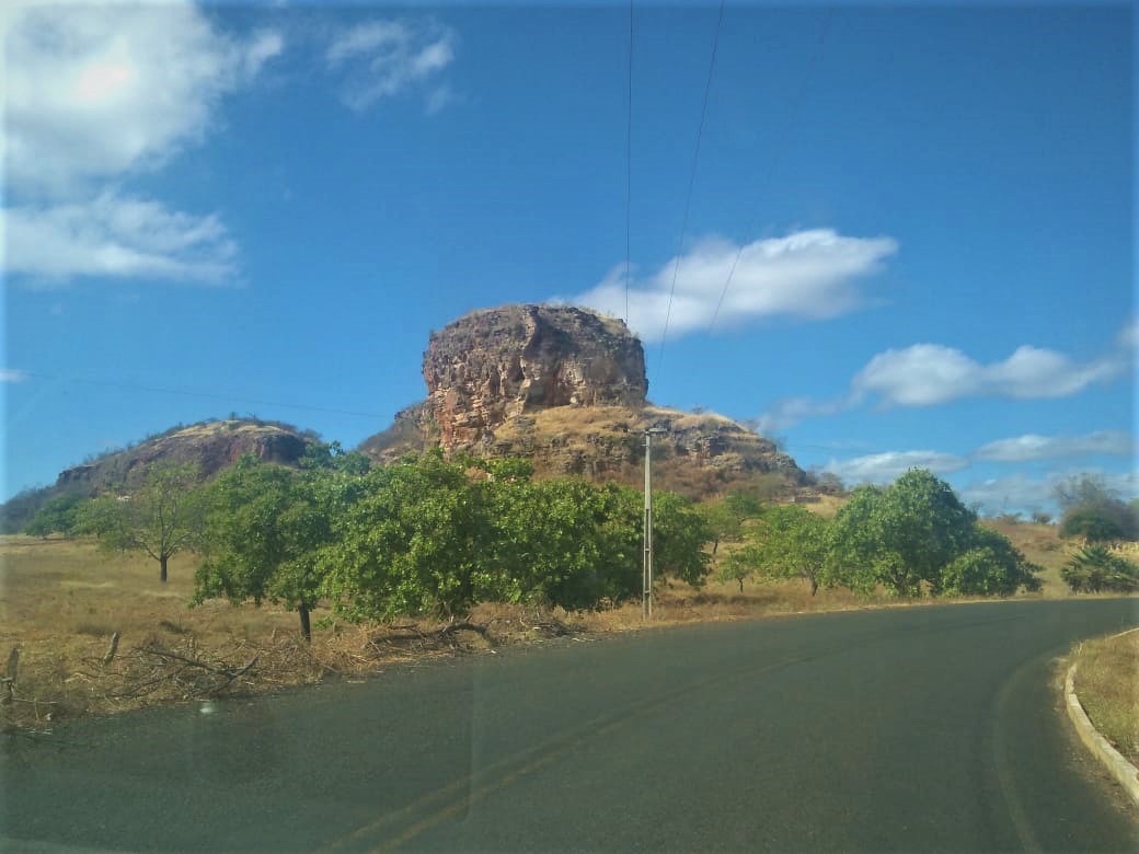 Formação rochosa no Piauí
