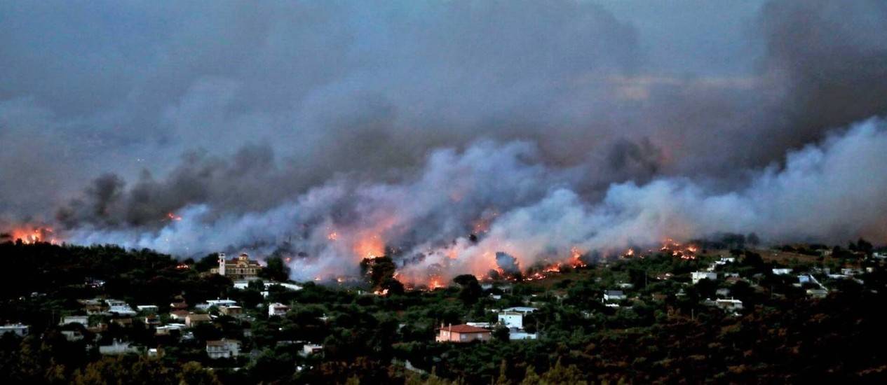 Incêndios na Grécia