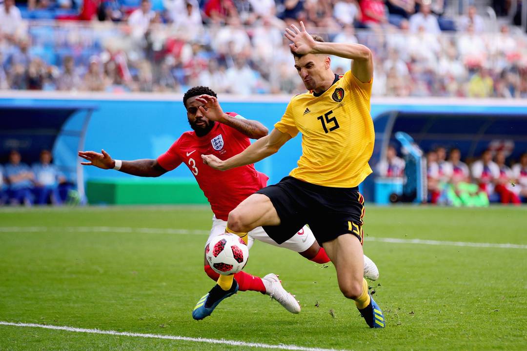 Meunier fez de canela o primeiro gol da Bélgica