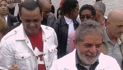 Frank Aguiar com Lula
