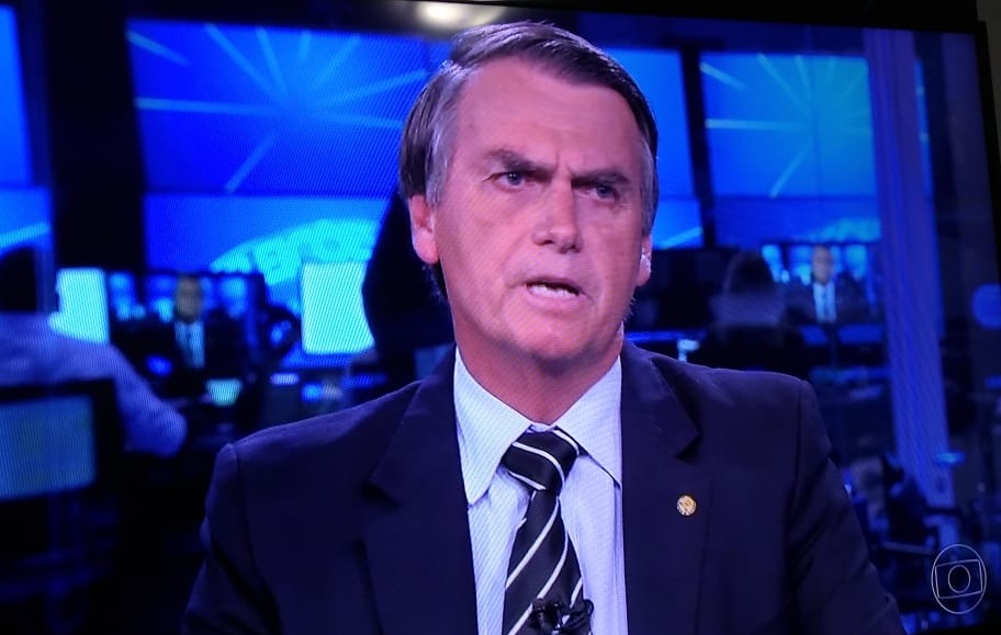 Jair Bolsonaro no Jornal Nacional (TV Globo)