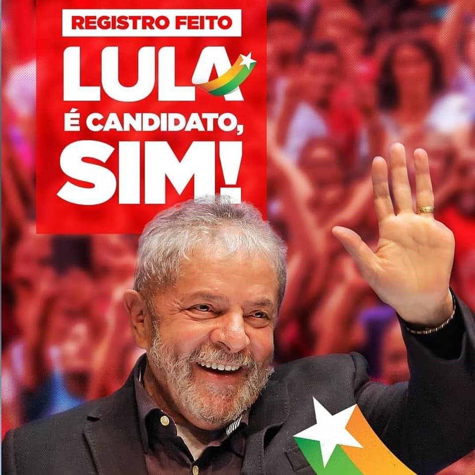 Lula é candidato