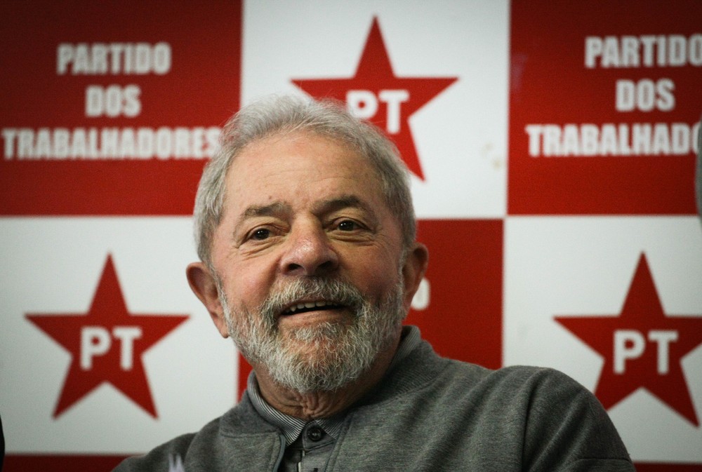 O ex-presidente Luiz Inácio Lula da Silva, candidato do PT à Presidência