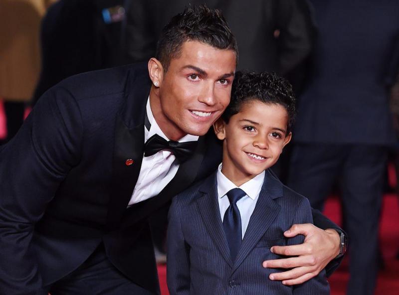 Cristiano Ronaldo com o filho, Cristianinho