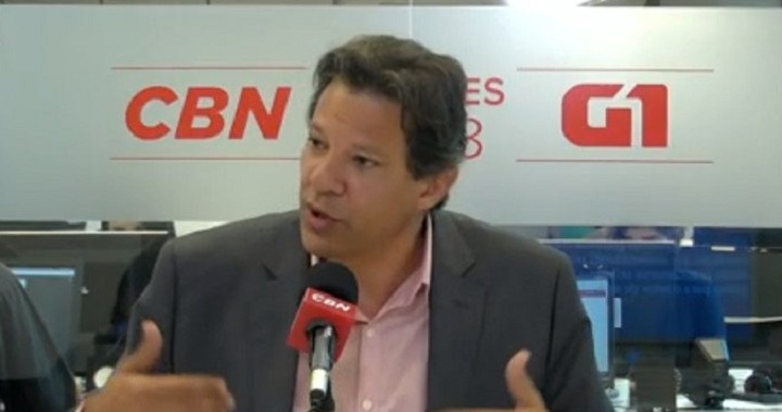 Fernando Haddad é sabatinado na Globo News