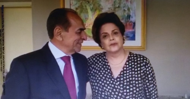 Marcelo Castro com Dilma Rousseff