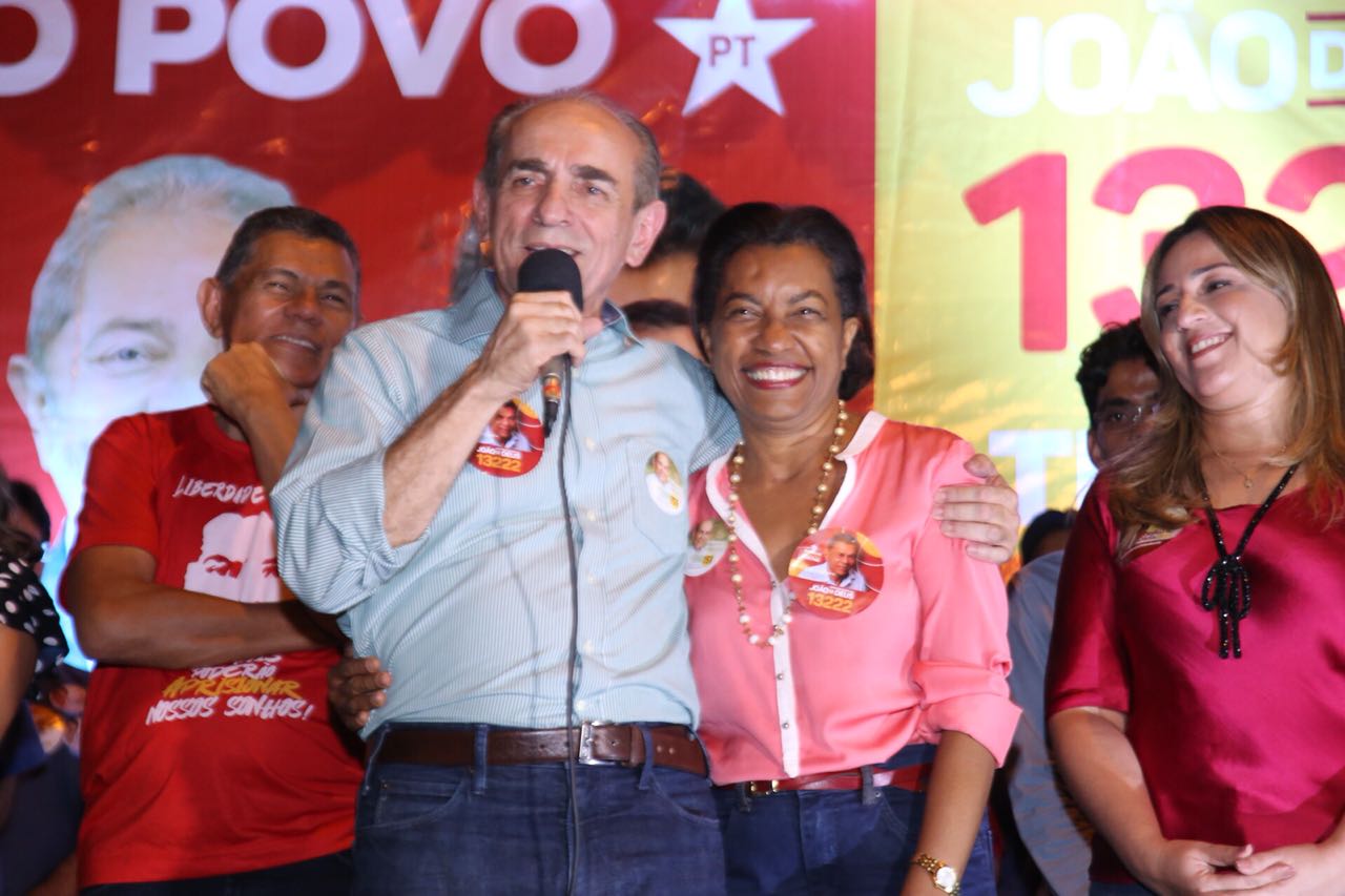 Marcelo Castro com Rosário Bezerra