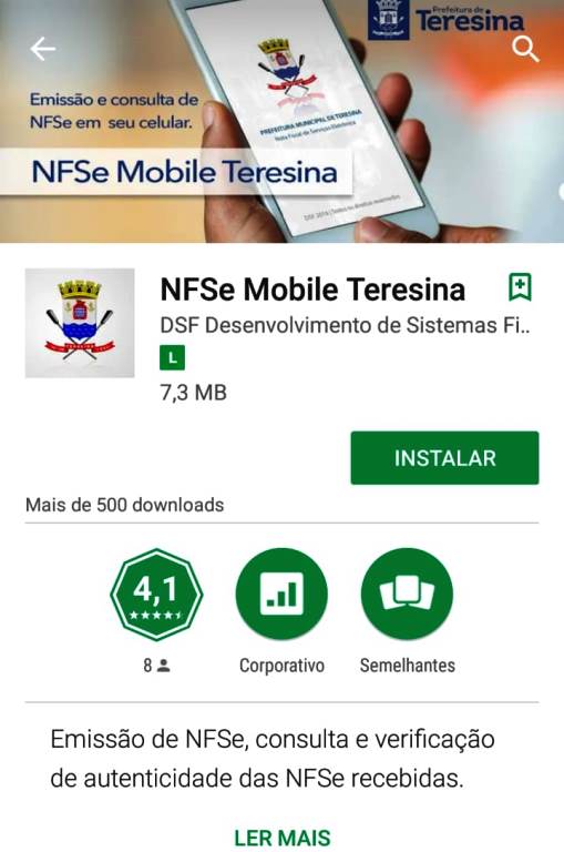 NFSe Mobile Teresina