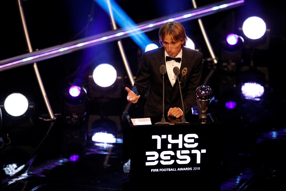 O croata Luka Modric foi eleito pela Fifa o melhor jogador do mundo