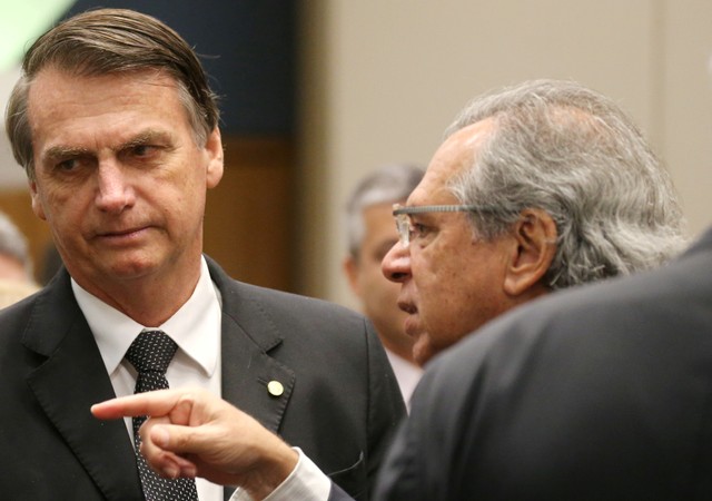 Guedes e Bolsonaro divergem sobre reforma da Previdência
