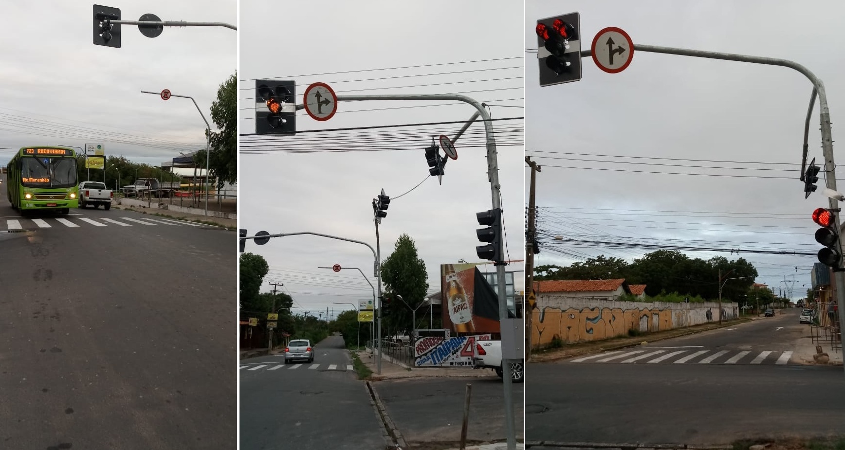 Novo semáforo no Morada Nova
