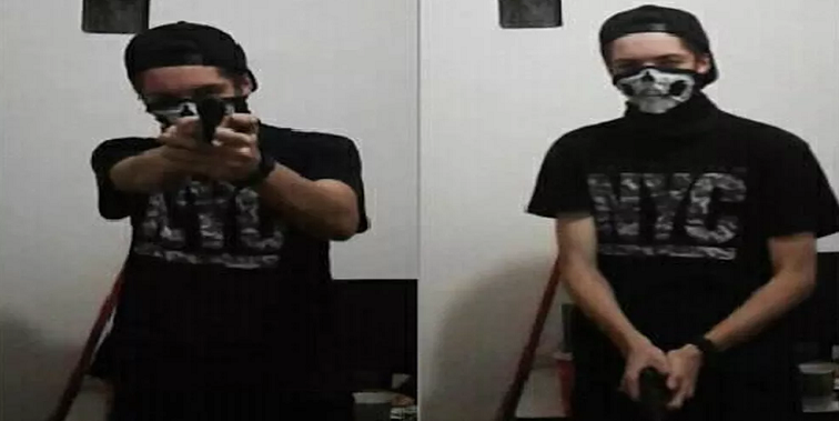 Guilherme postou fotos segurando arma minutos antes do crime