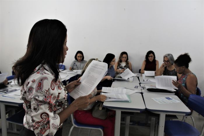 Formação com professores de língua portuguesa