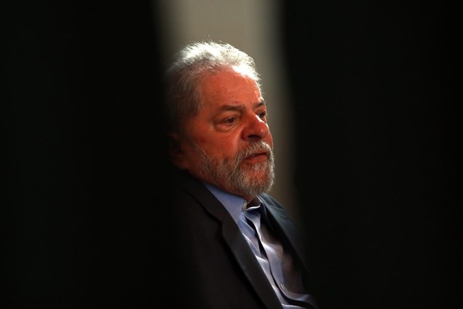 Lula durante entrevista em Curitiba (PR)