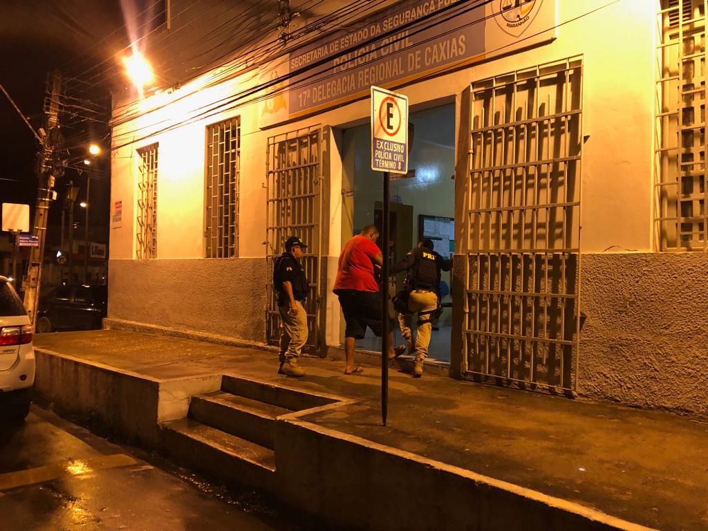 O preso foi conduzido para a Delegacia de Caxias (MA)