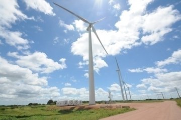 Aerogeradores de energia eólica no Piauí