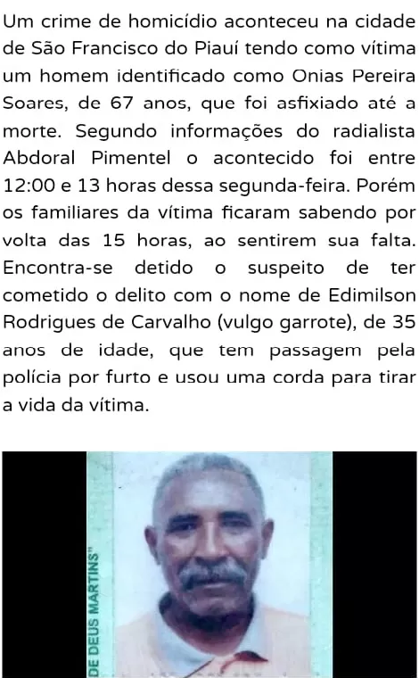 Crime em São Francisco do Piauí