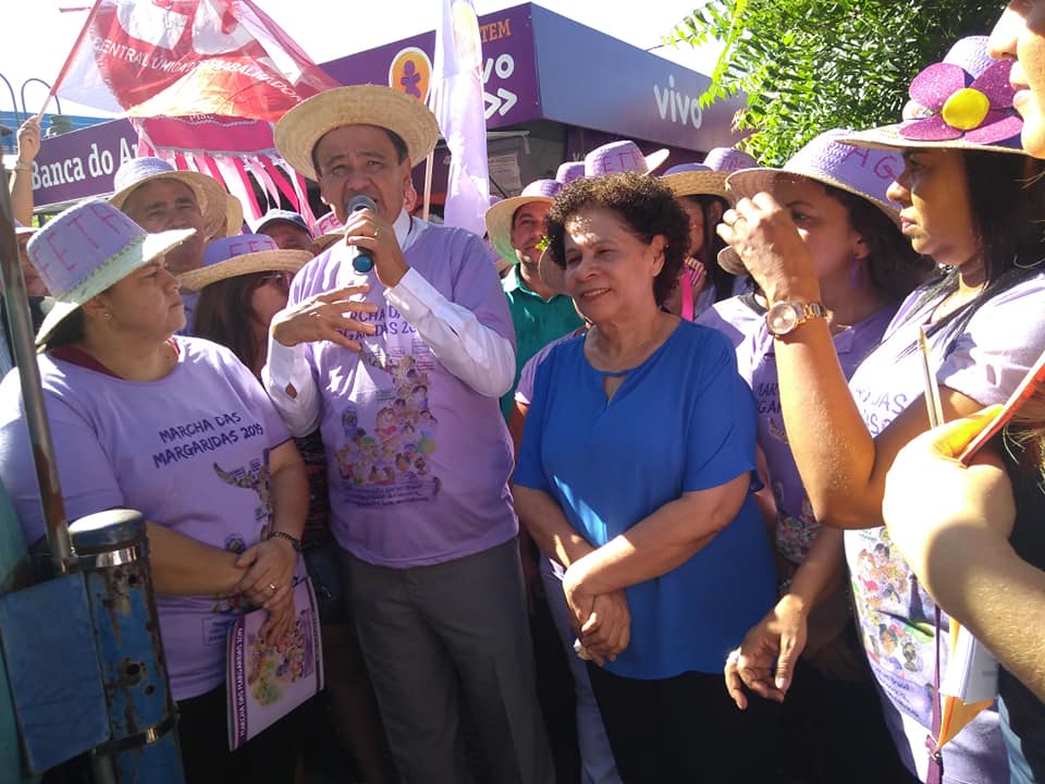 Governador e vice participam da Marcha das Margaridas